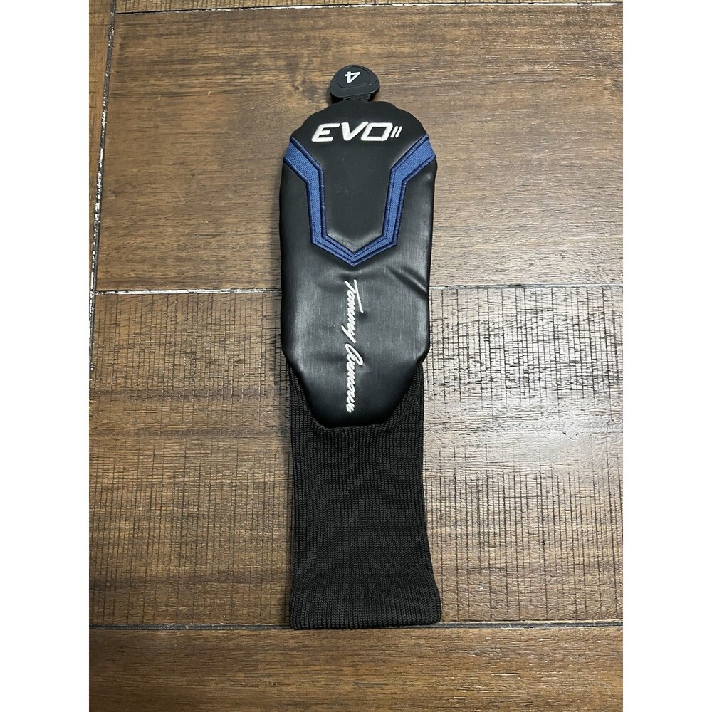 Tommy Armour EVO II Hybrid Headcover - #4 Rescue - Black Blue Sock